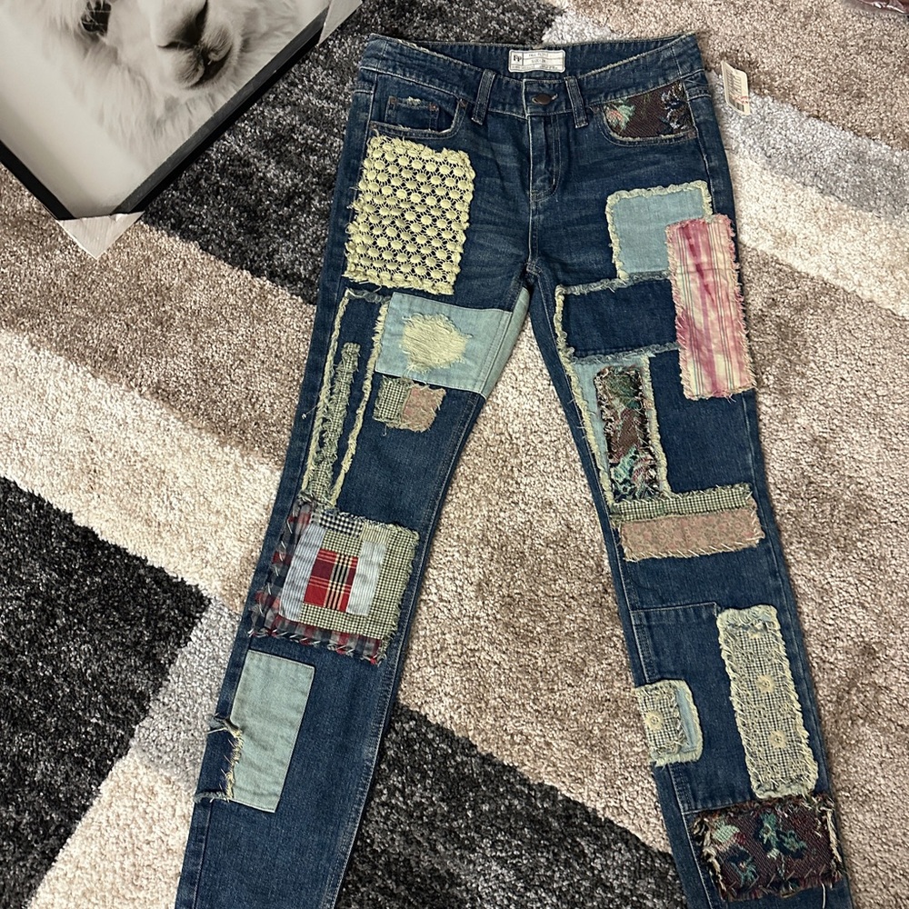 Free People Patchwork Women's Jeans
